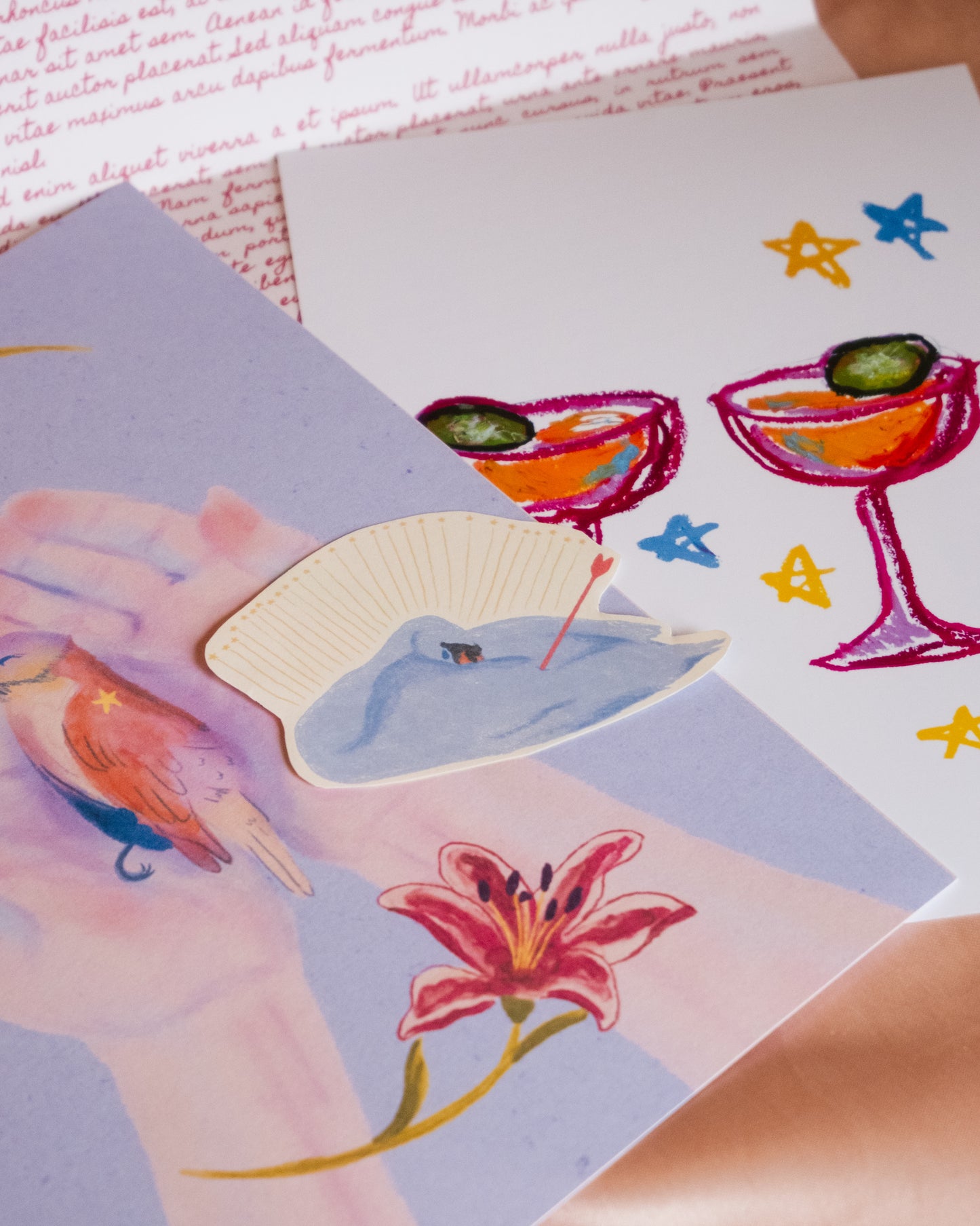 Lunar Maiden Snail Mail Art Club