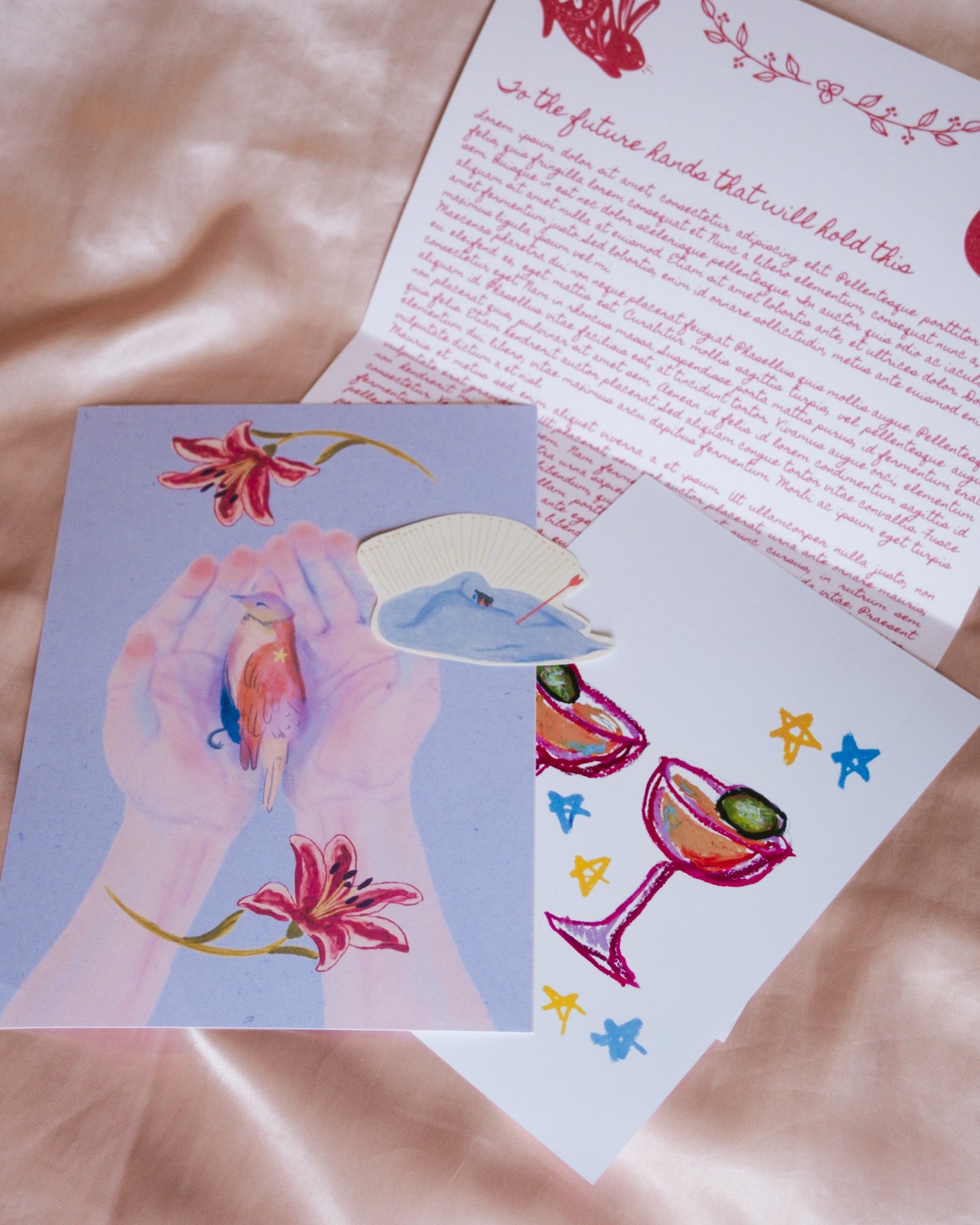 Lunar Maiden Snail Mail Art Club